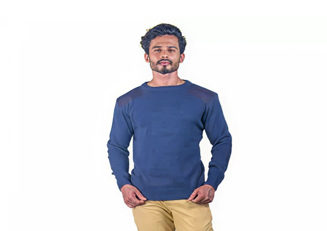 Full-Sleeve Knit T-Shirt