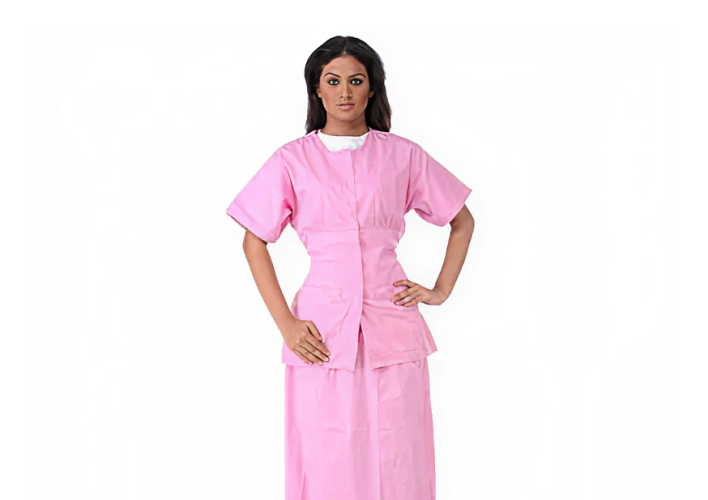 Pink Women’s Slim-Fit Healthcare Set