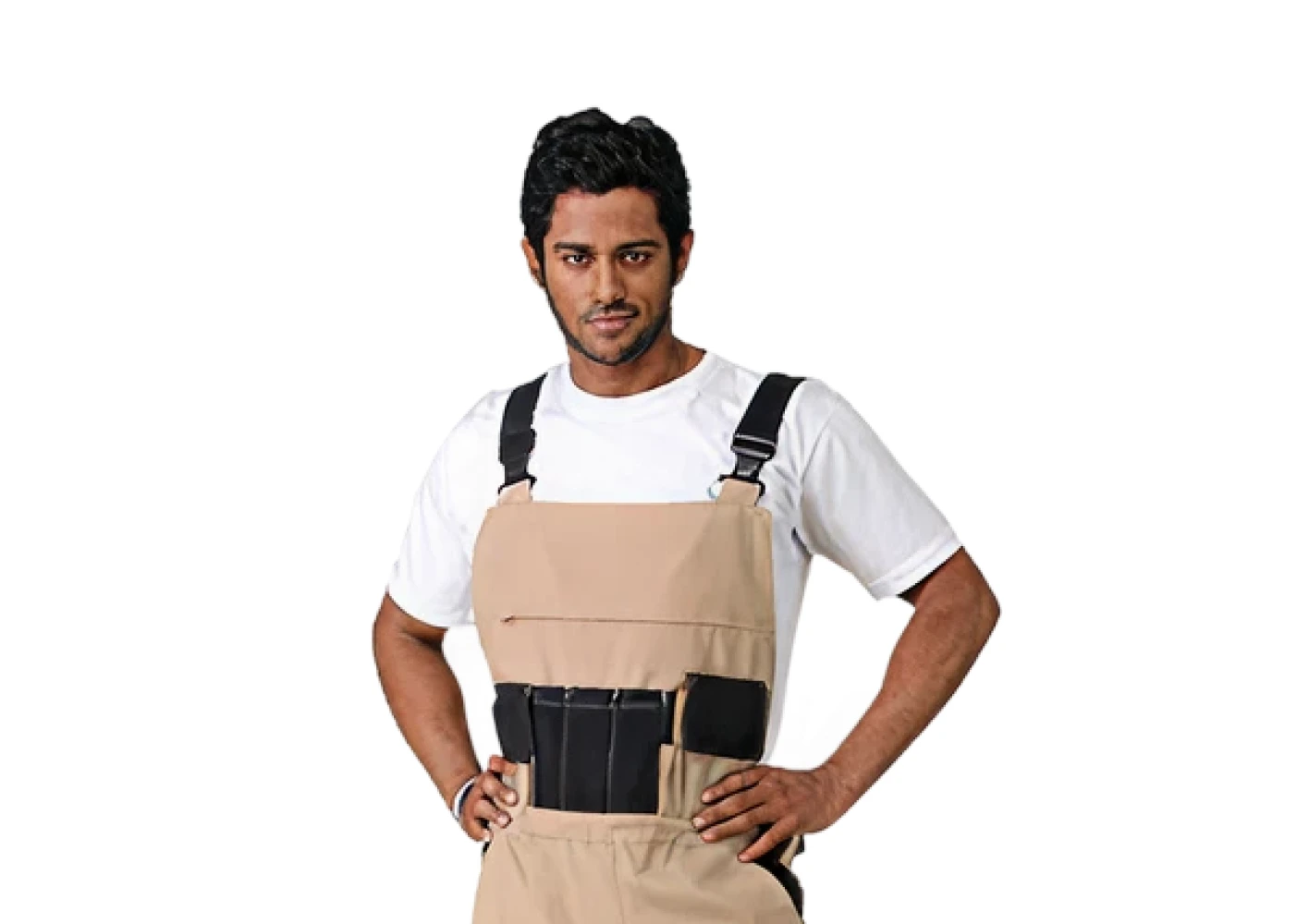 Multi-Pocket Bib Trousers