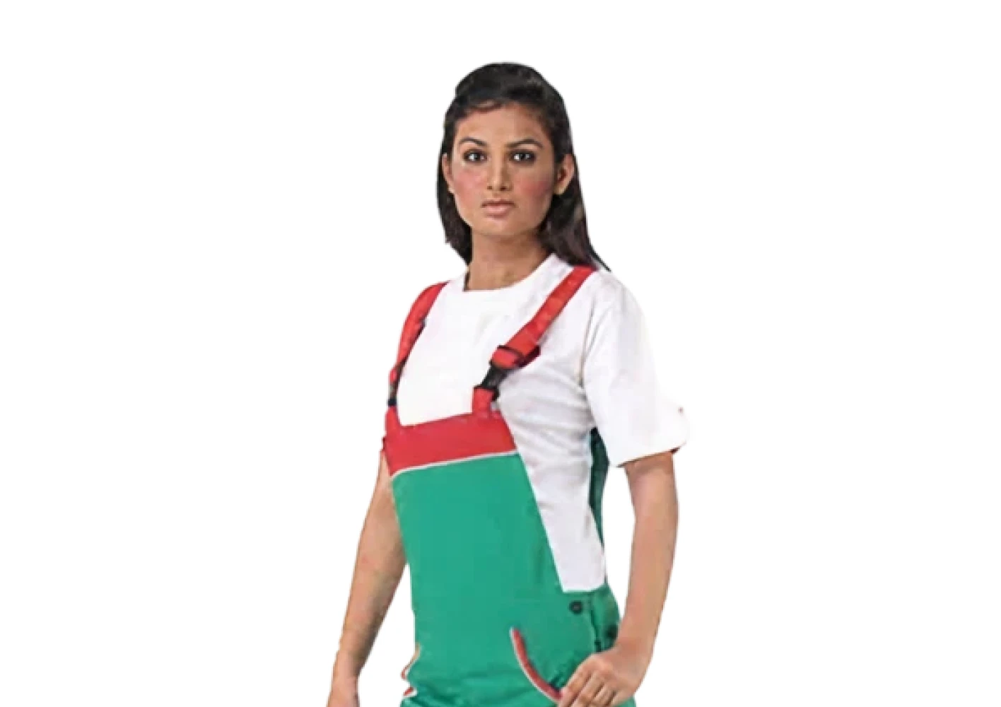 Green Ladies Bib Overalls