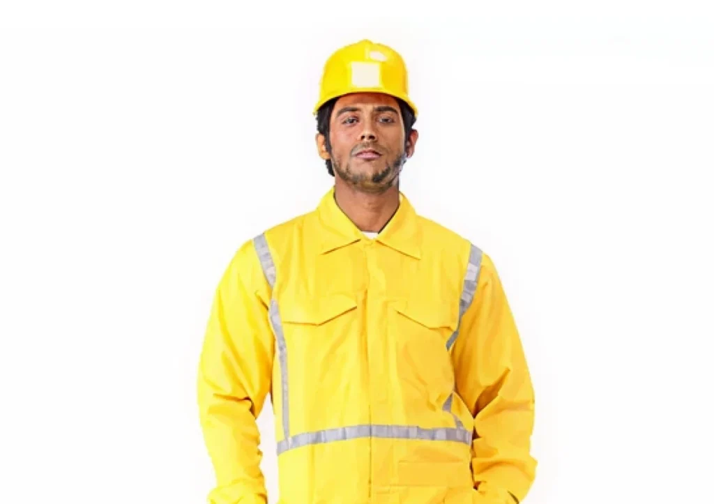 Yellow Flame-Resistant Coverall