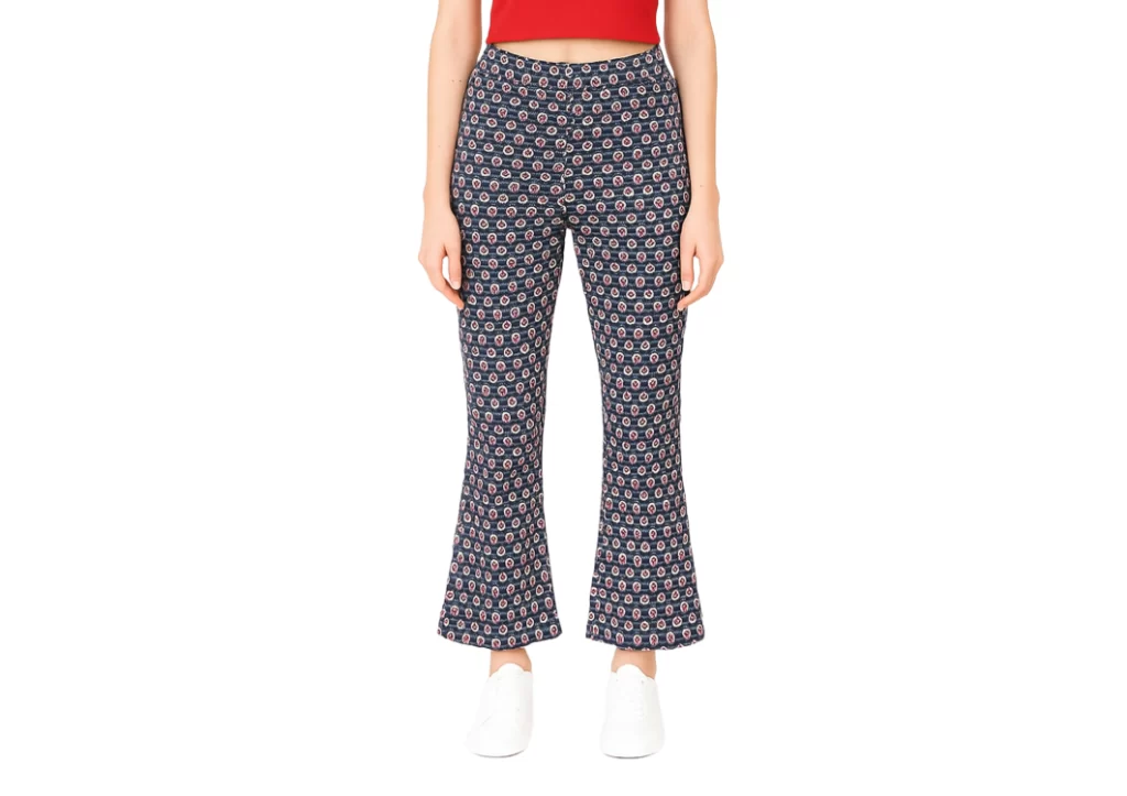 Women’s Printed Cotton Casual Trousers