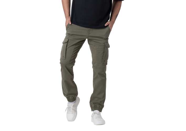 Men’s Olive Cargo Trousers