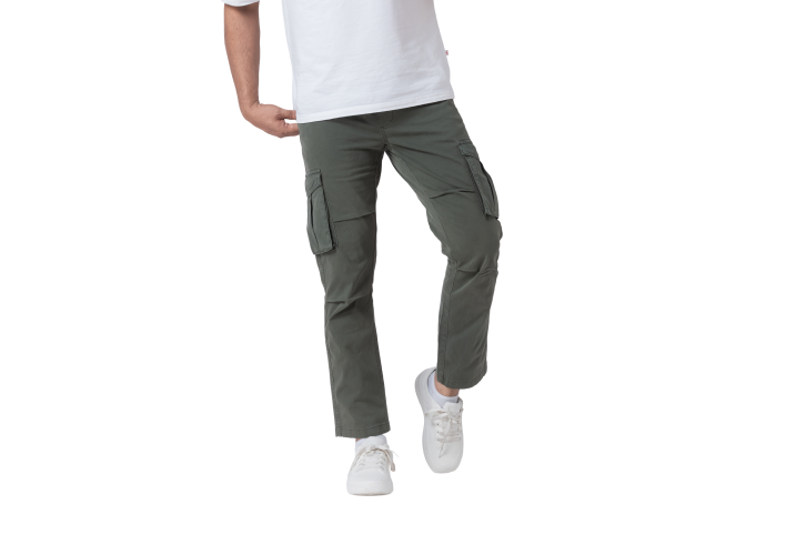 Men’s Grey Cargo Trousers