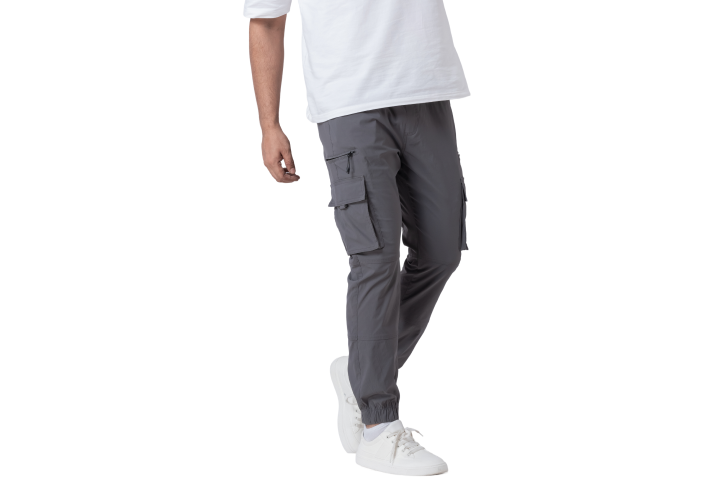 Men’s Grey Cargo Joggers