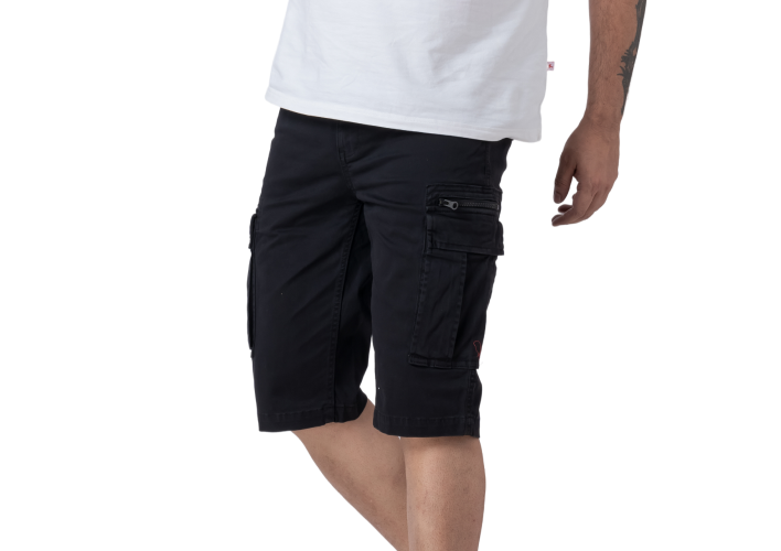 Men’s Black Knee-Length Shorts