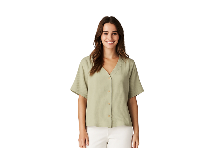 Women’s Shirt-Style Top